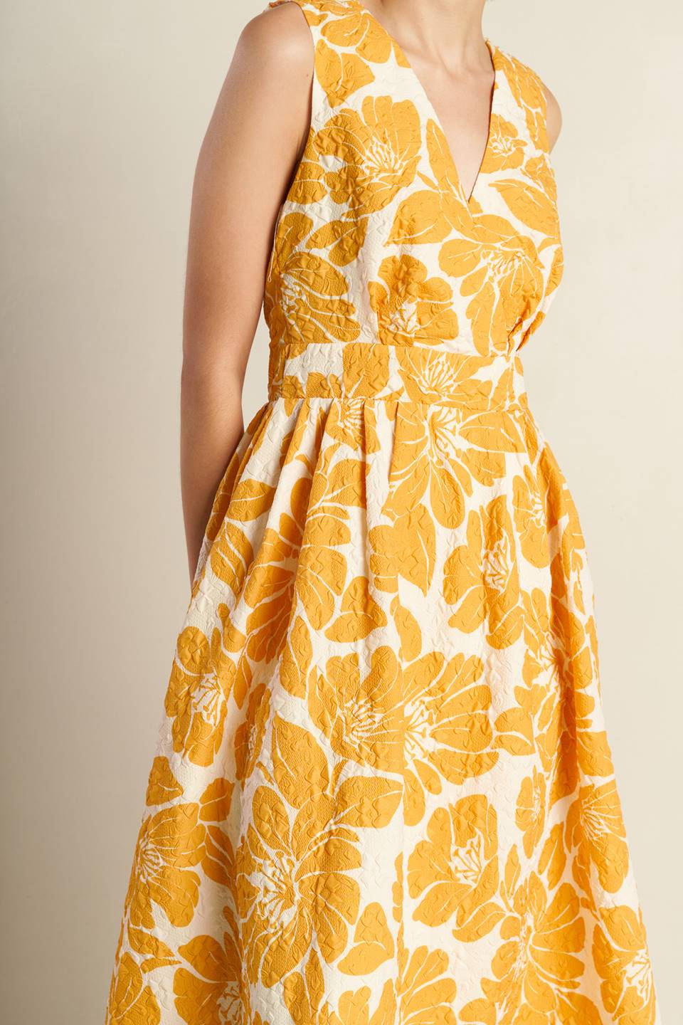 STARDUST STARLIGHT WOVEN MIDI DRESS Flying Tomato